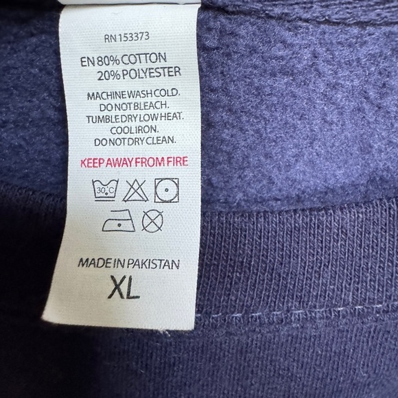 Navy Graphic Sweatshirt - Picture 4 of 4